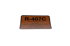 DiversiTech 04407              R-407C (SUVA 9000/KLEA 66) Refrigerant ID Labels, pack of 10  | Midwest Supply Us