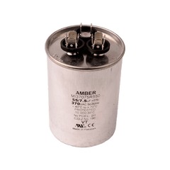 DiversiTech 3GR7555 Motor run capacitor, 370V, round, 55+7.5µF  | Midwest Supply Us