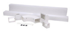 DiversiTech 230-IKC4W SpeediChannel 4” Installation Kit with channel – white  | Midwest Supply Us
