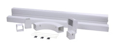 DiversiTech 230-IKC3W SpeediChannel 3” Installation Kit with channel - white  | Midwest Supply Us