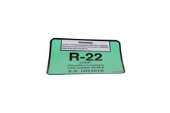 DiversiTech 04022              R-22 Refrigerant ID Labels, pack of 10  | Midwest Supply Us