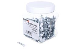 DiversiTech 5-SCR81-12W 8 x 1-1/2 Taper Point w/White Head, pack of 250  | Midwest Supply Us