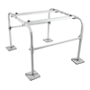 QSMS2402 | 24in Dual Fan Mini-Split Stand, Steel | DiversiTech