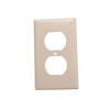625-2132V | Duplex receptacle cover, ivory with 1/2in. mounting screws Pack of 25 | DiversiTech
