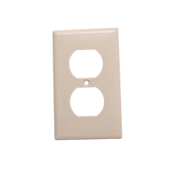 DiversiTech 625-2132V Duplex receptacle cover, ivory with 1/2in. mounting screws Pack of 25 | Midwest Supply Us