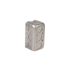 DiversiTech PI360 Steel utility box, length 4in., width 2-1/8in., depth 1-7/8in., capacity (cubic in) 13.0, knockout (in) 1/2  | Midwest Supply Us
