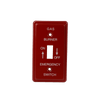 PI374 | Red finish, Emergency Gas Burner in white letters | DiversiTech