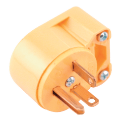 DiversiTech ED4509 Right angle plug, fits cord diameter .25in. - .655in., poles 2, wires 3, rating 20A - 250V  | Midwest Supply Us