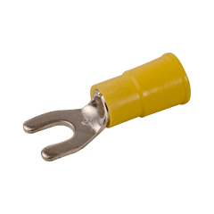 DiversiTech 60254LX Insulated spades, pack of 50, wire range 12-10, stud #8  | Midwest Supply Us