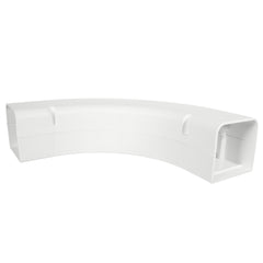 DiversiTech 230-LFB3W SpeediChannel 3in. 90 Degree Long Radius Bend, White Pack of 10 | Midwest Supply Us