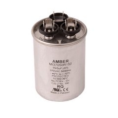 DiversiTech 3GR0515 Motor run capacitor, 370V, round, 15+5µF  | Midwest Supply Us