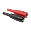 5036 | Steel test clips, 2-7/16in. long, jaws open 5/8in. max,, crimper slotted screw connection, pack of 1 red, 1 black, 2 clips | DiversiTech