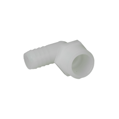 DiversiTech 701-028B 5/8 inch x 3/4 inch 90 degree Nylon Elbow: B x MIPT (case of 100) Pack of 100 | Midwest Supply Us