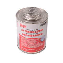 DiversiTech 530-30834 Heavy Bodied Clear Cement, 16 fl oz Pack of 24 | Midwest Supply Us