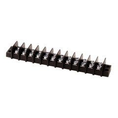 DiversiTech 6186 Terminal block, no. of positions 12, length (in) 5.16, width (in) .88, screw size 6-32, max. wire size 22-14  | Midwest Supply Us
