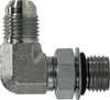 6801NWO812 | 3/4-16X1-1/16-12 (M JIC X M ORB 90 EL CONN), Hydraulic, Steel SAE O-Ring Fittings, JIC to O-Ring Elbow Connector | Midland Metal Mfg.