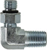 6806NWO1212 | 1-1/16-12X3/4 (M ORB X M NPT 90 EL ST ADPT), Hydraulic, Steel SAE O-Ring Fittings, O-Ring to Male Pipe Elbow | Midland Metal Mfg.