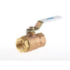 UPBA400-114 | Ball Valve Lead Free Brass 1-1/4 Inch 2 Piece Thread Full Port | Milwaukee Valves