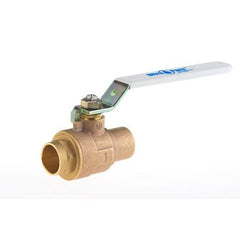 Milwaukee Valves UPBA150S-1 Ball Valve 1 Inch Solder Stainless Steel Ball and Stem SP Lead Free Bronze  | Midwest Supply Us