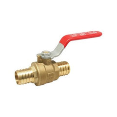 Red White Valve 5009AB-1" Ball Valve Lead Free Forged Brass 1 Inch PEX Crimp F1807 Quarter Turn  | Midwest Supply Us