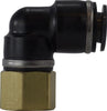 700608SC | 3/8 X1/2 (P-IN X FIP D.O.T. ELB) COMPOSITE, Brass Fittings, DOT Composite Body Push-In, DOT Composite Body Push-In Female Elbow | Midland Metal Mfg.