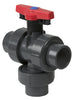 7124L3-015C | 50MM CPVC TRUE UNION INDUSTRIAL 3 WAY FULL PORT VERTICAL L3 DIN EPDM | (PG:239) Spears