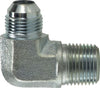 720064 | 9/16-18X1/4-19 (JIC X M BSPT 90 ELB), Hydraulic, Steel BSPT Adapters, JIC Male Elbow BSPT | Midland Metal Mfg.