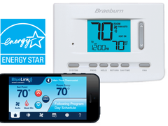 BRAEBURN 7205 Universal Smart Wi-Fi Programmable Thermostat 3H / 2C  | Midwest Supply Us