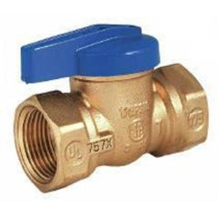 Legend Valves 102-212 Ball Valve Blue Top Forged Brass 3/8x1/2" FlarexMale Thread Gas One Piece Nitrile Rubber Lever Handle  | Midwest Supply Us