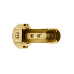 Cambridge Brass 417NL-T3M3 Meter Coupling Straight Lead Free Brass 3/4 Inch Swivel x MPT 2-1/2 Inch  | Midwest Supply Us