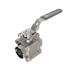 Svf Valves B9006666ATSE-1 Ball Valve B9 Stainless Steel 1 Inch Threaded 3 Piece ISO Locking Lever  | Midwest Supply Us