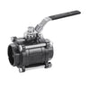 30CSSW-1 | Ball Valve 30CS 1 Inch Socket Weld Carbon Steel Full Port 1000WOG Locking Lever 3 Piece | Svf Valves