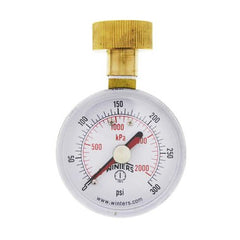 Winters Instruments PETM217 Pressure Gauge 0 to 300PSI 3/4" Swivel Lower 2" Diameter 1428 Bourdon Tube Panel Mount  | Midwest Supply Us