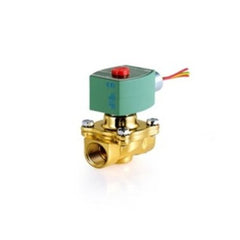 ASCO 8210G004 Solenoid Valve 8210 2-Way Brass 1 Inch NPT Normally Closed 120 Alternating Current NBR  | Midwest Supply Us