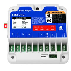 WHITE RODGERS 50D50-801 Spark Ignition Module 1 Stage -40 to 175 Degrees Fahrenheit for Gas Fired Appliance  | Midwest Supply Us