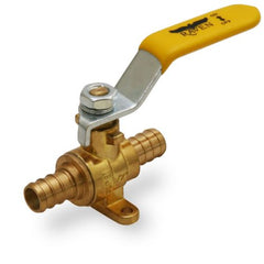 Everflow 806P034-NL 3/4" F1807 Pex Drop Ear Brass Ball Valve Lead Free  | Midwest Supply Us