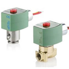 ASCO 8262H022 Solenoid Valve 2-Way Brass 1/4 Inch NPT Normally Closed 120 Volt  | Midwest Supply Us