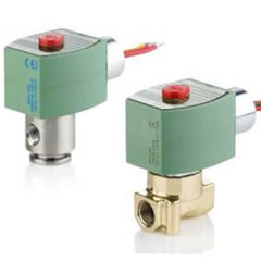 ASCO 8262G208V Solenoid Valve 8262 2-Way Brass 1/4 Inch NPT Normally Closed 120 Alternating Current FKM  | Midwest Supply Us
