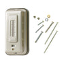 832-0120 | Thermostat, Pneu, Room, DA, SSP, 2-Pipe, Concealed Adj. w/ Thermometer, Metal | Siemens Building Technology