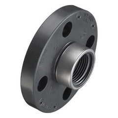 Spears 852-005SR 1/2 PVC ONE-PIECE FLANGED REINFORCED FEMALE THREAD CL150 150PSI  | Midwest Supply Us