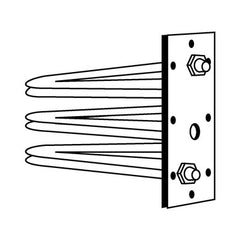 Thermoflow/Everhot ECT-5 Tankless Coil Peerless 5GPM Square  | Midwest Supply Us