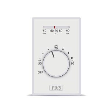 PRO 1 IAQ T501ML4 mechLineVoltStat,4wireHeatOnly  | Midwest Supply Us