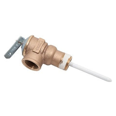 Water Heater Parts 100109259 Relief Valve Temperature and Pressure Combination Air Valve 1.5 Inch 3/4 Inch Male150 Pounds per Square Inch 210 Degrees Fahrenheit  | Midwest Supply Us