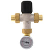 AM100C1070-USTGLF | Mixing Valve AM-1 with Temperature Gauge 1/2 Inch Lead Free Union 150 Pounds per Square Inch 70-120 Degrees Fahrenheit | RESIDEO