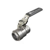 26CSTH-14 | Ball Valve 26CS Carbon Steel 1/4 Inch FPT 2 Piece Locking Lever | Svf Valves