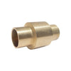 233AB 1-1/2 | Check Valve 1-1/2 Inch Lead Free Brass Inline Sweat 200 Pounds per Square Inch WOG | Red White Valve