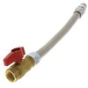 383500624 | Flexible Gas Pipe Line with Shut-Off Valve for Ultra 155/230 | Not Selected