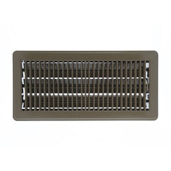 Hart & Cooley 421-4X10GS Floor Diffuser Multi Angle 4 x 10 Inch Golden Sand Steel  | Midwest Supply Us