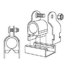 Superstrut GC1037 Clamp Superstrut 700 Cushioned 3/8" Steel Gold  | Midwest Supply Us