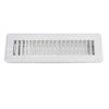 421-2X10W | Floor Diffuser Multi Angle 2 x 10 Inch Bright White Steel | Hart & Cooley